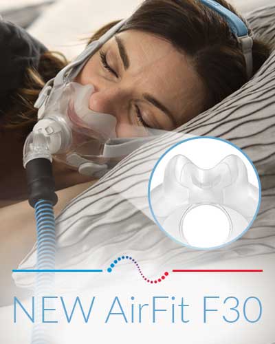 New Product Announcement Resmeds First Minimal Contact Full Face Mask Airfit F30 Easy Breathe 8471