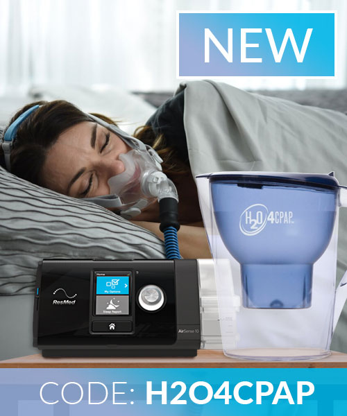 Patient Sleep Supplies > Humidifiers/Chambers > H2Doze Distilled Water for  CPAP Humidifiers