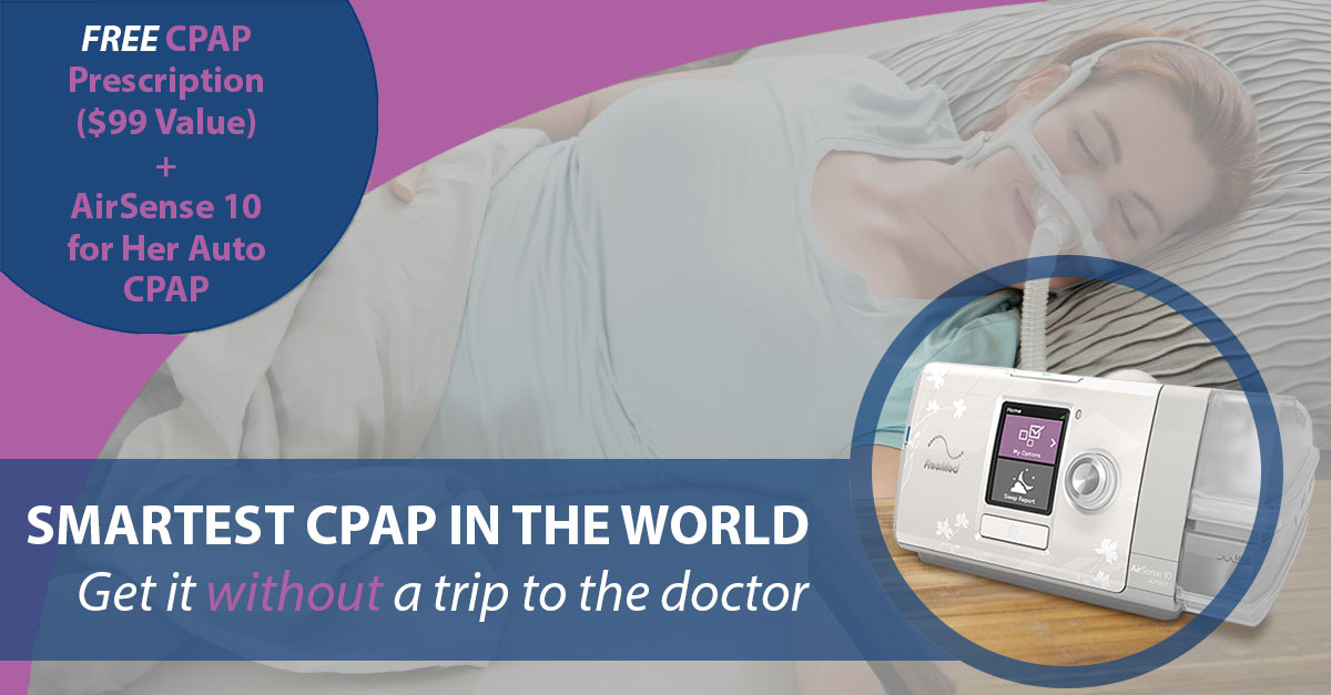 Free CPAP Prescription Refill with AirSense Auto CPAP for