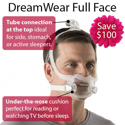 Spring CPAP Mask Sale DreamWear Masks Easy Breathe
