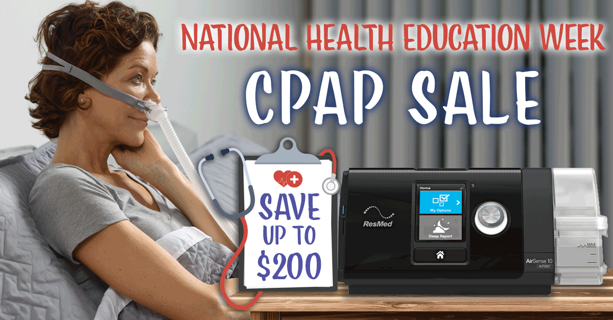 National Health Education Week CPAP Sale [Offer Expired] Easy Breathe